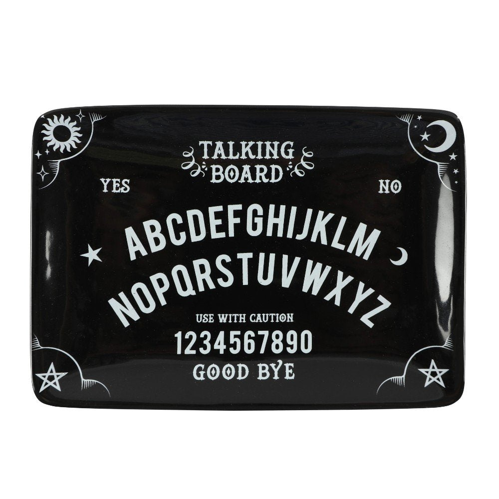 Black Talking Board Ouija Trinket Dish Wicca Gothic Decoration Jewellery Dish