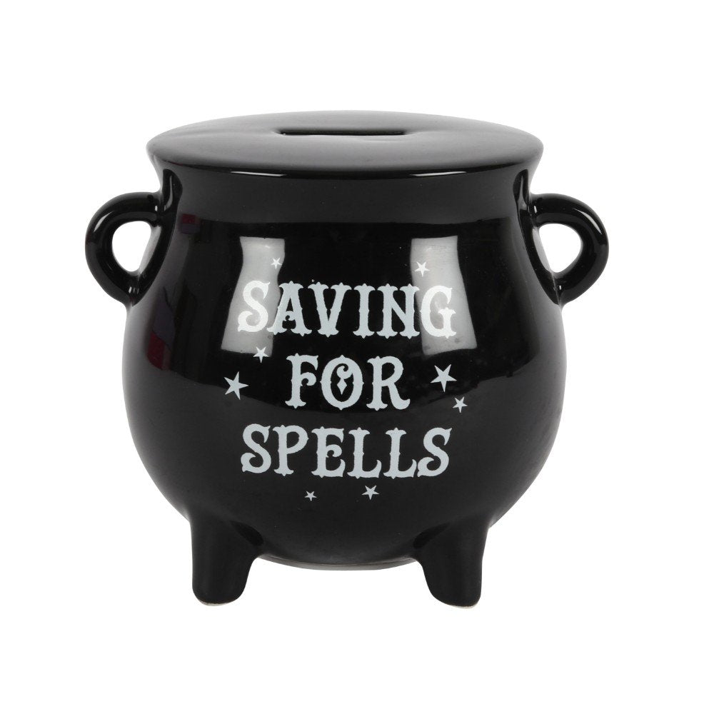 Beautiful Cauldron Ceramic Money Box Ornament Wicca