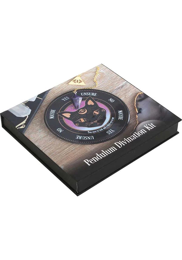 Mystic Mog Cat Wicca Pendulum Divination Kit