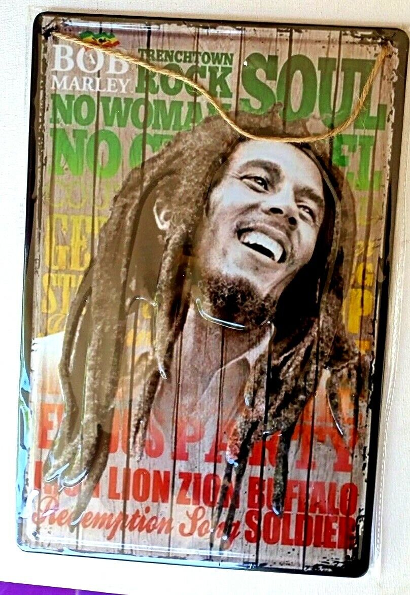 Amazing Bob Marley Tin Signs Bar Retro Wall Hanging Plaque