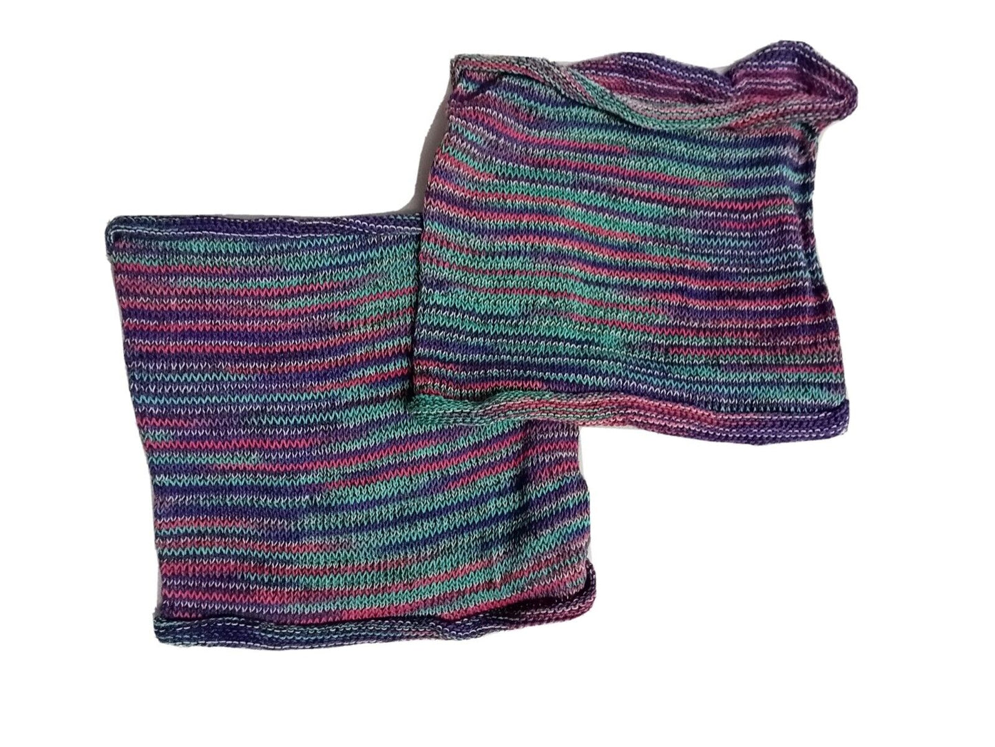 Pink Blue Purple Nepalese Bandanna Dreadlocks Socks