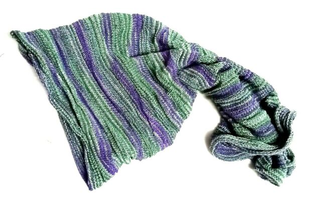 XL GREEN PURPLE Nepalese Bandanna Dreadlocks Socks