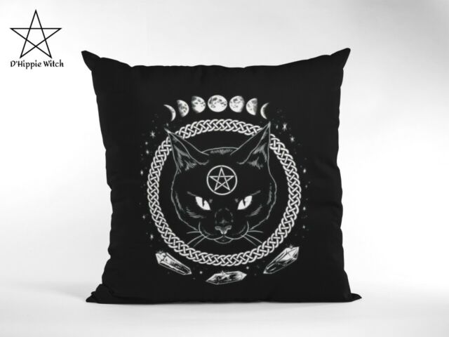 Wicca Cat Pillow Case