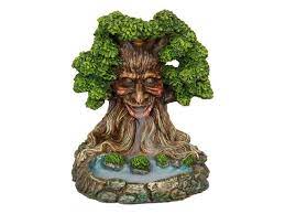 Tree Green Man Backflow Incense Holder Burner
