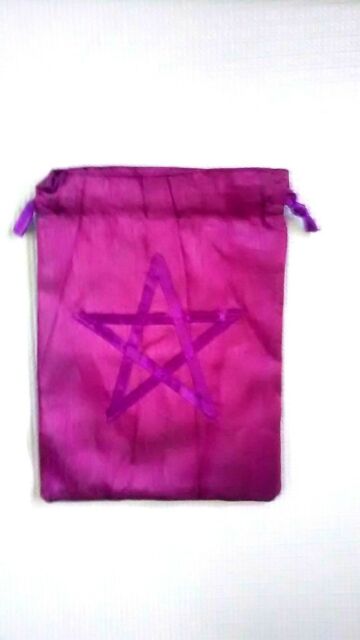 Purple Satin Tarot Bag