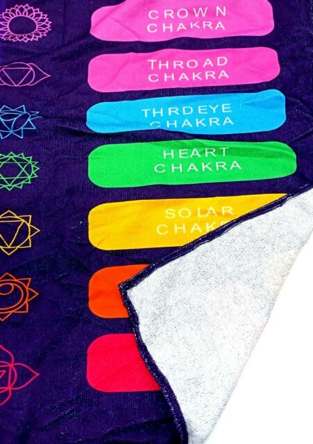 Large Towel Seven Chakras