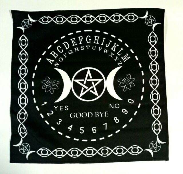Triple Moon Pendulum Mat Board Altar Cloth Squared