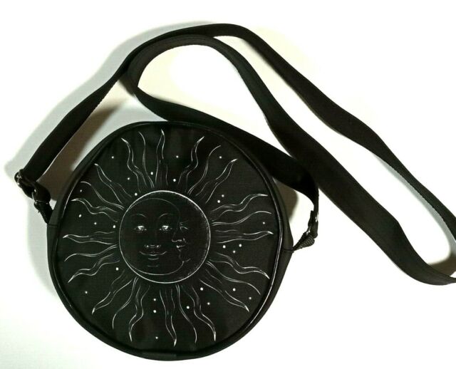 Sun Moon Cross Body Round Handbag