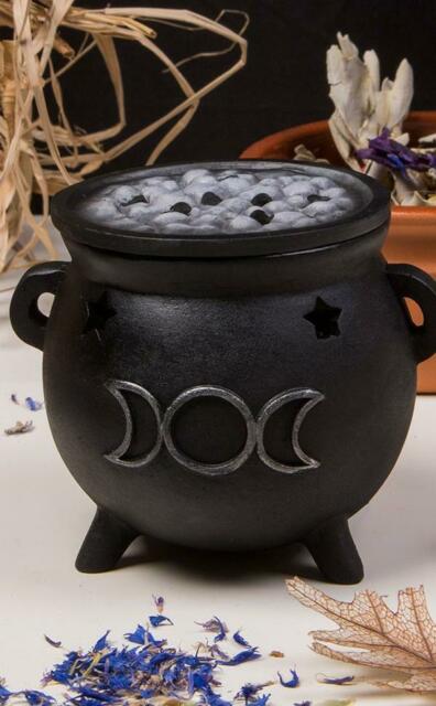 Triple Moon Cauldron Cone Ash Catcher