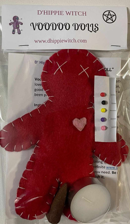 RED Wicca Voodoo Doll