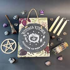 Lovely Wicca Witches Kitchen Wicked Witch Family Hanging Sign