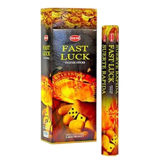6 x Fast Luck Incense Sticks Boxes 120 sticks