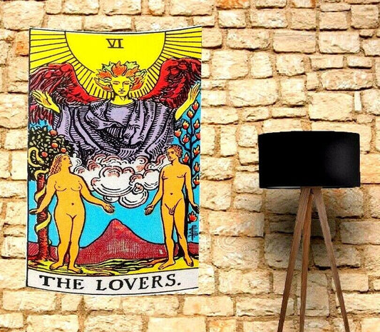 Tarot Lovers Tapestry