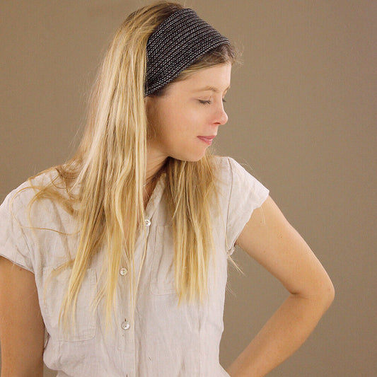 Navy Stripes Nepalese Bandanna Dreadlocks Socks