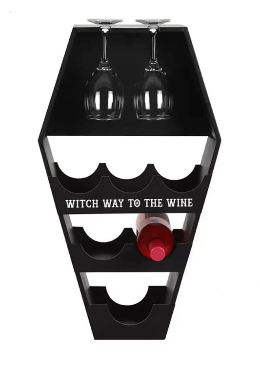 Amazing Witch Gothic Wine Cabinet Shelve