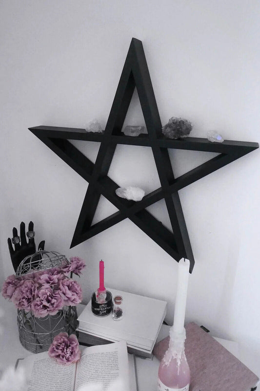 Lovely Wicca Pentacle Shelve