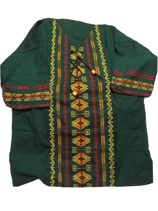 Green Men Ethnic Kurta