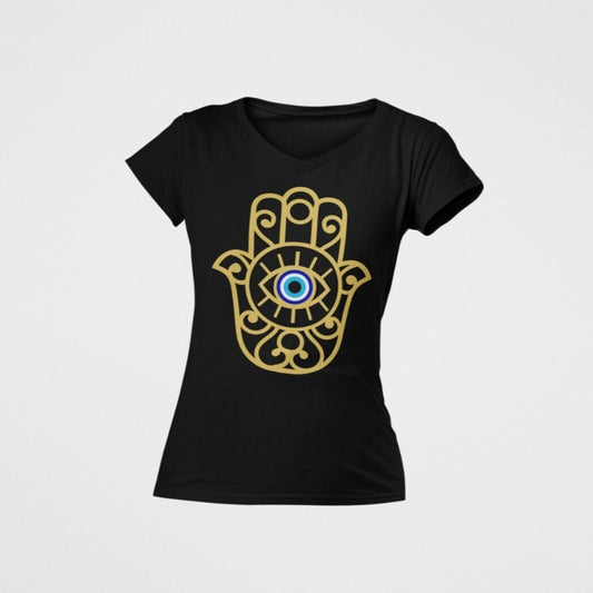 Hamsa Hand T Shirt Women