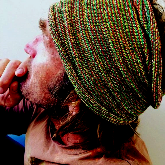 Rastafari Green Nepalese Bandanna Dreadlocks Socks