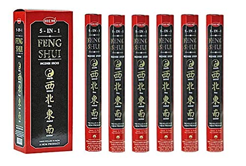 6 x Feng Shui Incense Sticks 120 sticks