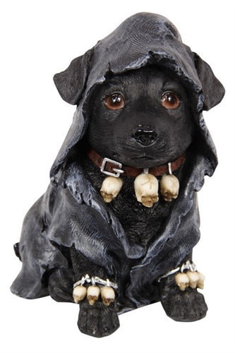 Witch Dog Resin Figure