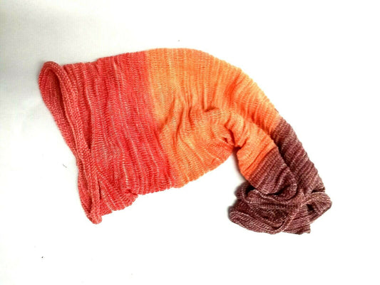 Tie Dye Orange Nepalese Bandanna Dreadlocks Socks