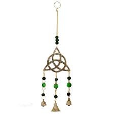 Celtic Triquetra Brass Wind Chime Bell