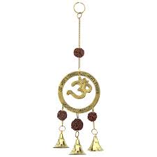 Om Rudraska Brass Wind Chime Bell