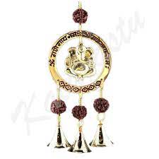 Ganesh Rudraska Brass Wind Chime Bell