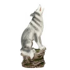 Wolf Figurine Incense Holder Burner