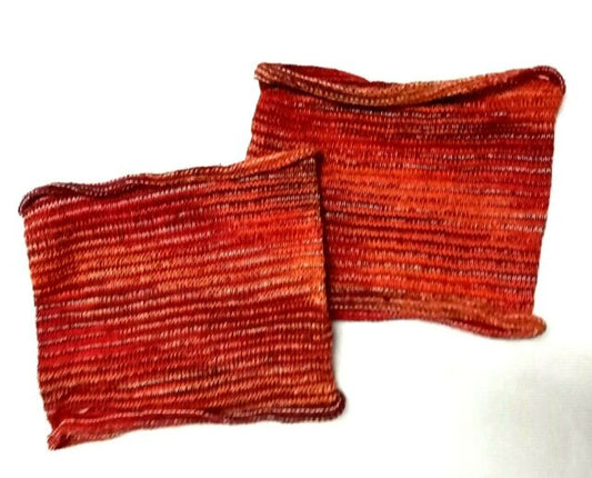 Orange Nepalese Bandanna Dreadlocks Socks