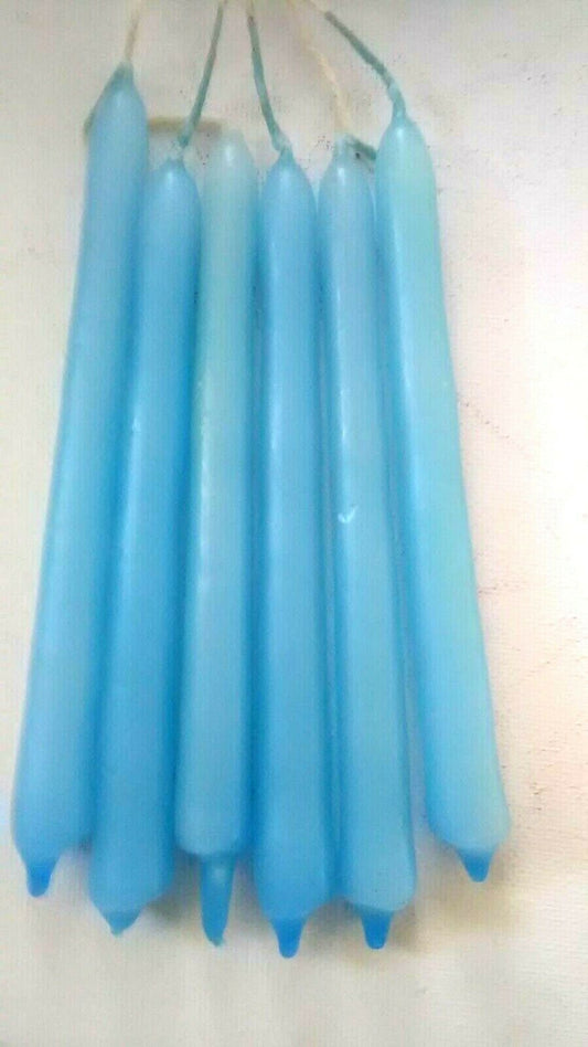 Wicca Whishing BLUE 6 Candle Pack