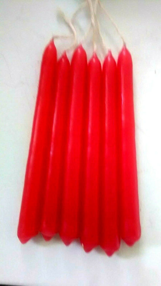 Wicca Whishing RED 6 Candle Pack