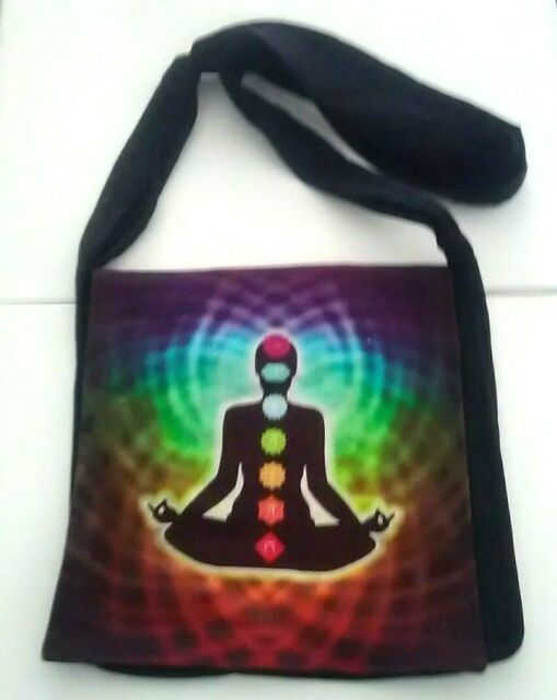 Chakra Meditation Cotton Cross body Bag