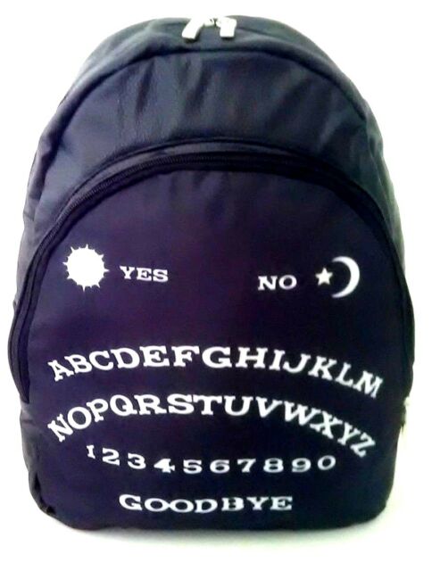Ouija Board Leather Back Pack Women
