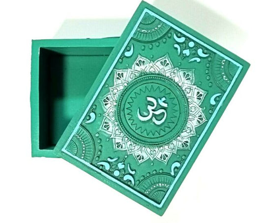 OM Wooden Engraved Box