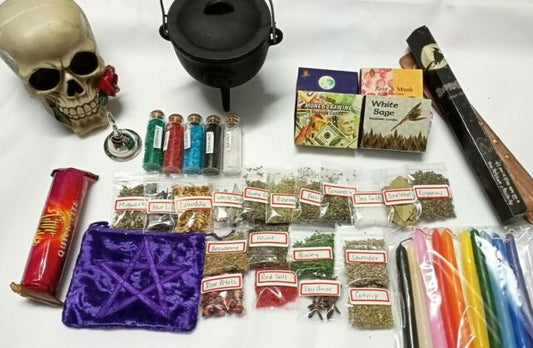 Wicca Cauldron Herbs Starting Kit
