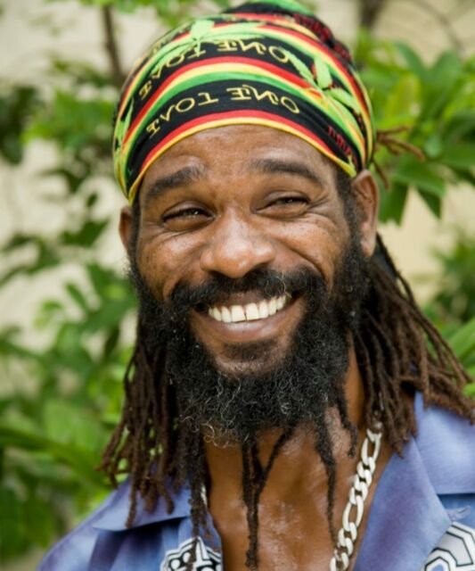 Rasta Bob Marley Print Hippie Bandanna Dreadlocks