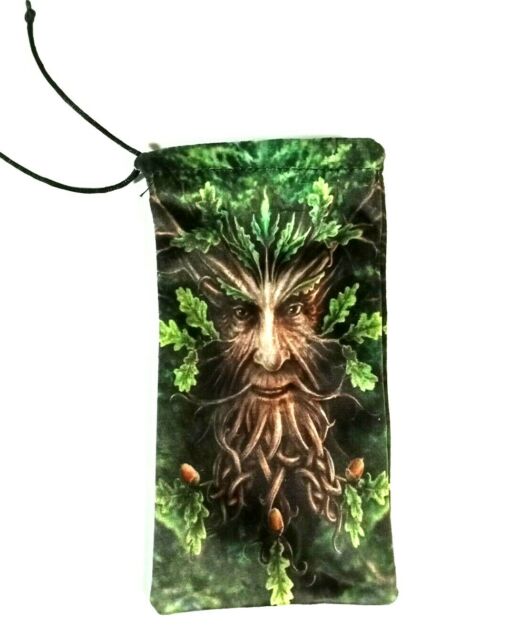 Green Man Printed Tarot Bag
