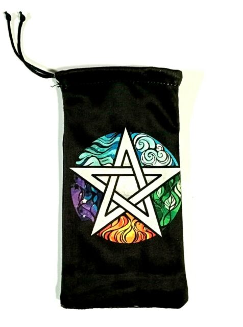 Pentacle Elements Printed Tarot Bag