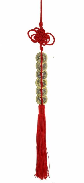 Knob Hanging 7 Coins Feng Shui