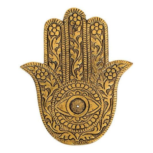 Hamsa Hand Gold Aluminium Ash Catcher