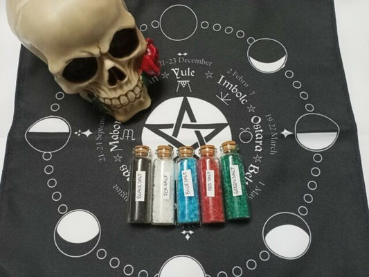 5 x Wicca True Witch's Salt 30 gr Kit
