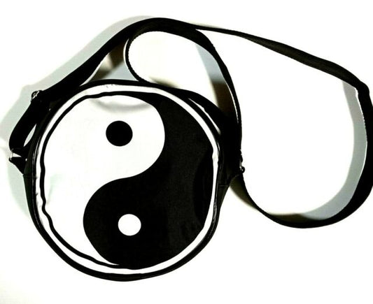 Yin Yang Cross Body Round Handbag