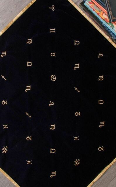Zodiac Cloth Table Divination Tarot Mat