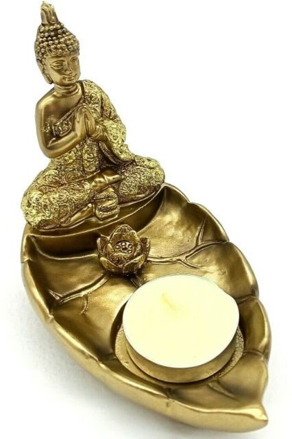 Meditating Buddha Candle Holder