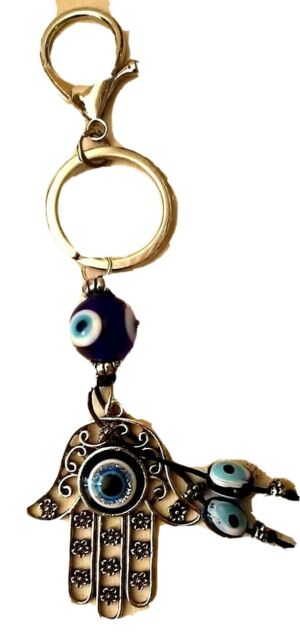 Hamsa Hand Key Ring