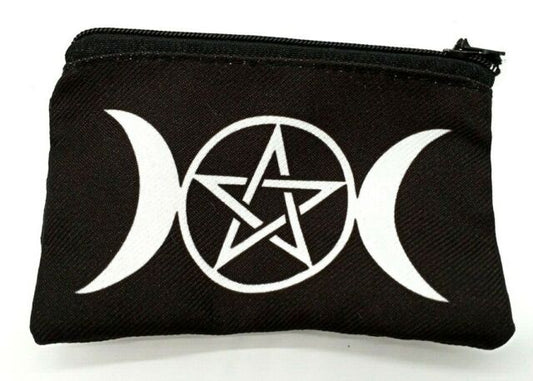 Triple Moon Stamped Purse Bag