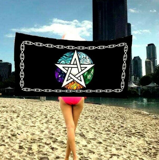 Large Towel Pentacle Elements