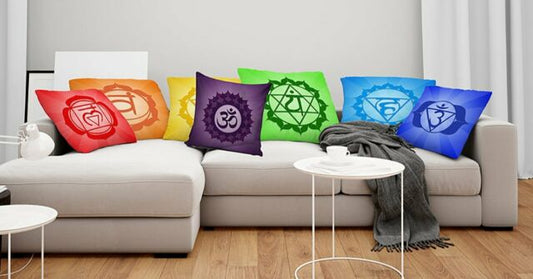 Set of 7 Chakra Pillow Cases